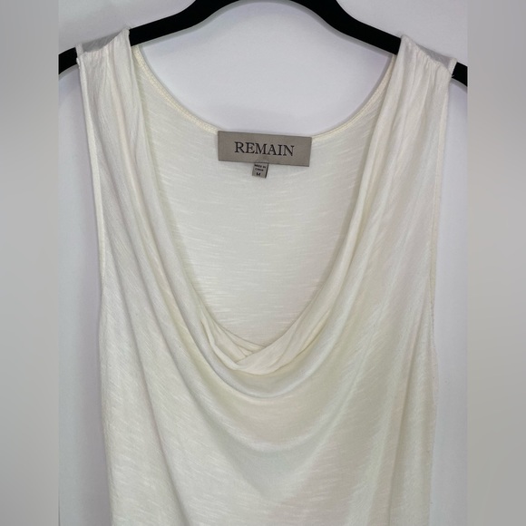 Remain Cowl Neck Top White Size M - Picture 2 of 5